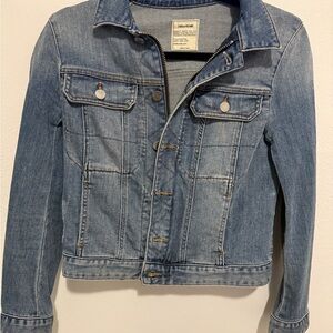 Zadig & Voltaire Cropped Denim Jacket